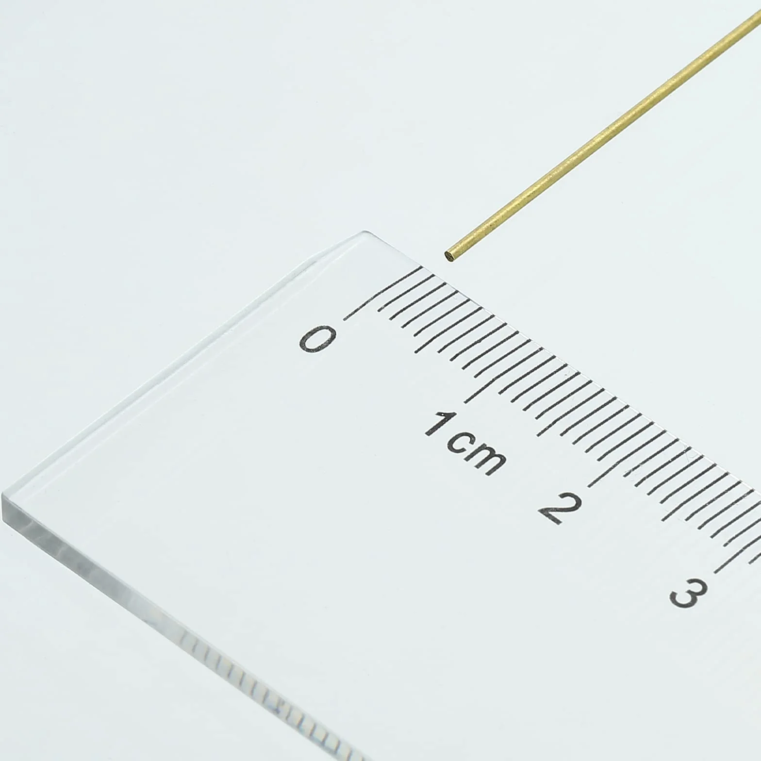 sourcing map Mosiądz, mosiądz, solidny okrągły trzonek 0,8 mm średnica 200 mm długość tokarki sztanga dla RC model DIY Craft Pack 20 szt