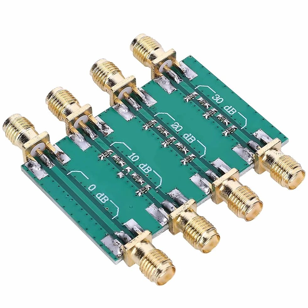 DC-4.0GHz RF Stały Moduł Tłumika SMA Podwójna Głowica żeńska śruba Zewnętrzna Wymiana Płyty Tłumika Częstotliwości Radiowej