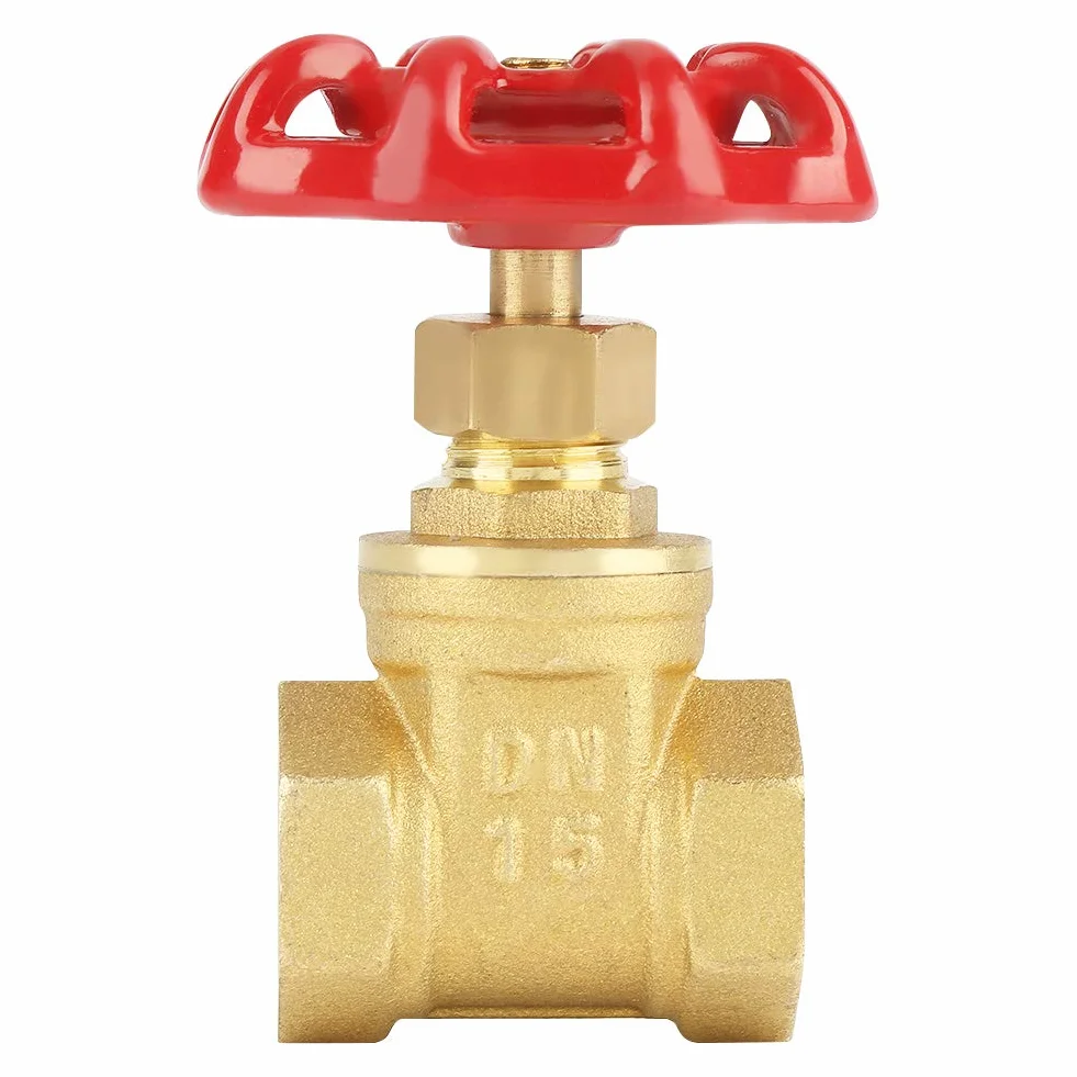 Zawór Zasuwowy Dn15 Mosiężny G1/2 232Psi Zasuwa do Wody Oleju Gazu