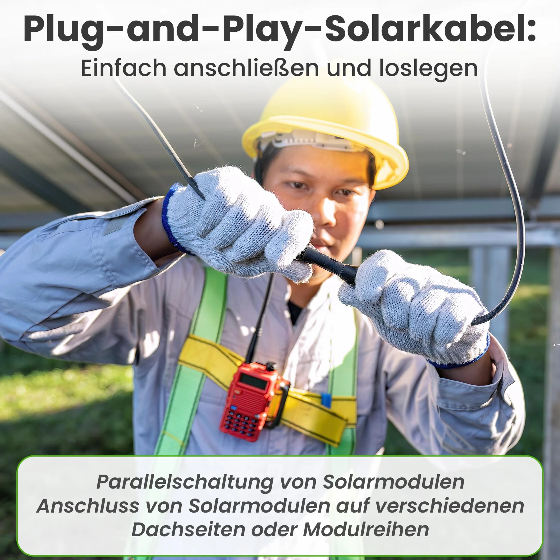Offgridtec 1 m 4 mm² kabel połączeniowy z wtyczką PV