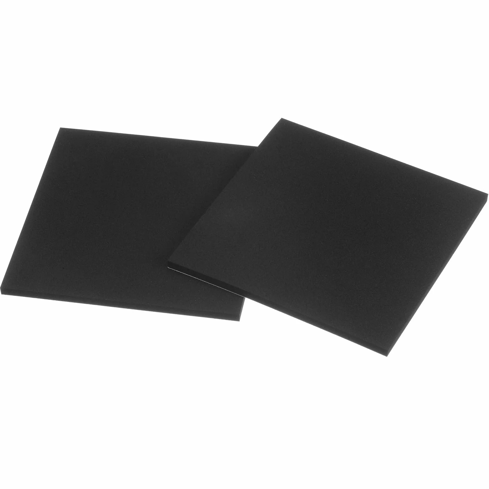QUARKZMAN 6 arkuszy pianki samoprzylepnej o grubości 1/4 cala x 10 cm długości, kwadratowe, samoprzylepne, antypoślizgowe, podkładki antywibracyjne