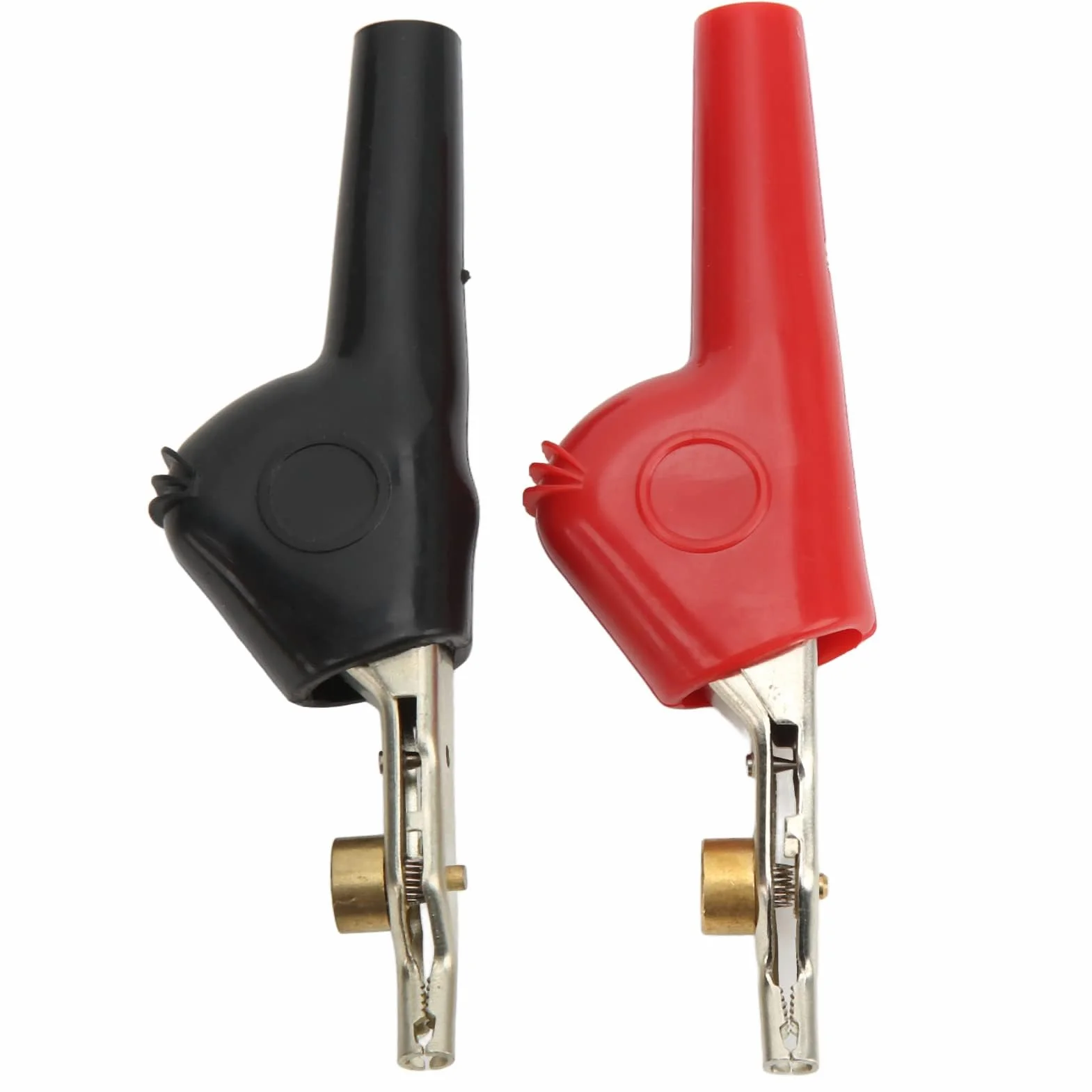 Zaciski Testowe z igłą, 1 Zestaw Krokodylkowych Zacisków Krokodylkowych, Otwarcie 25 Mm Niezdzierające Klipsy Testowe z igłą PVC Cupronickel Electrical, Sondy Prądowe