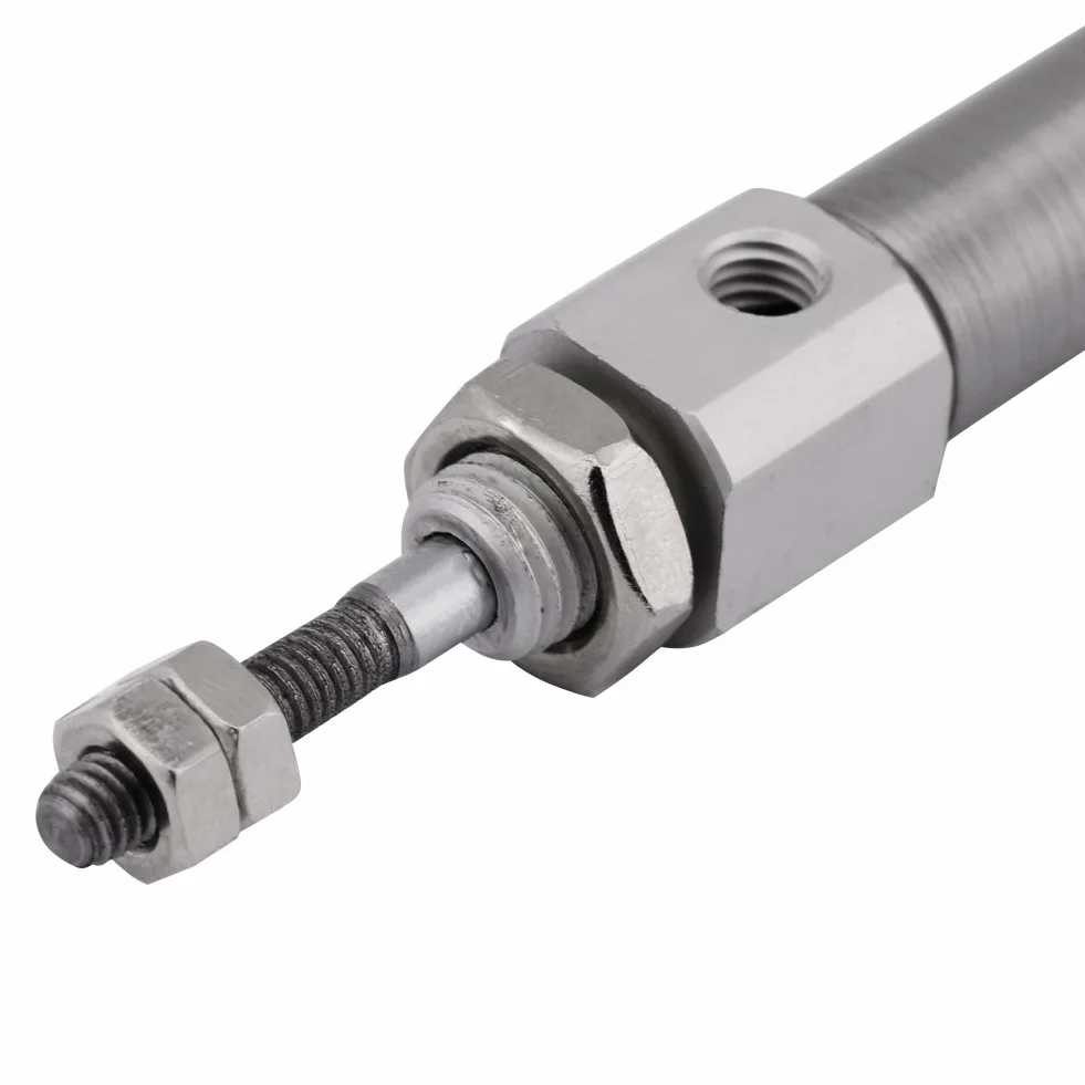 Mini Siłownik Pneumatyczny Siłownik Pneumatyczny Typu Ze Stali Nierdzewnej Cdj2D10-100-B 10 Mm Otwór 100 Mm Skok Siłownik Pneumatyczny Dwustronnego Działania