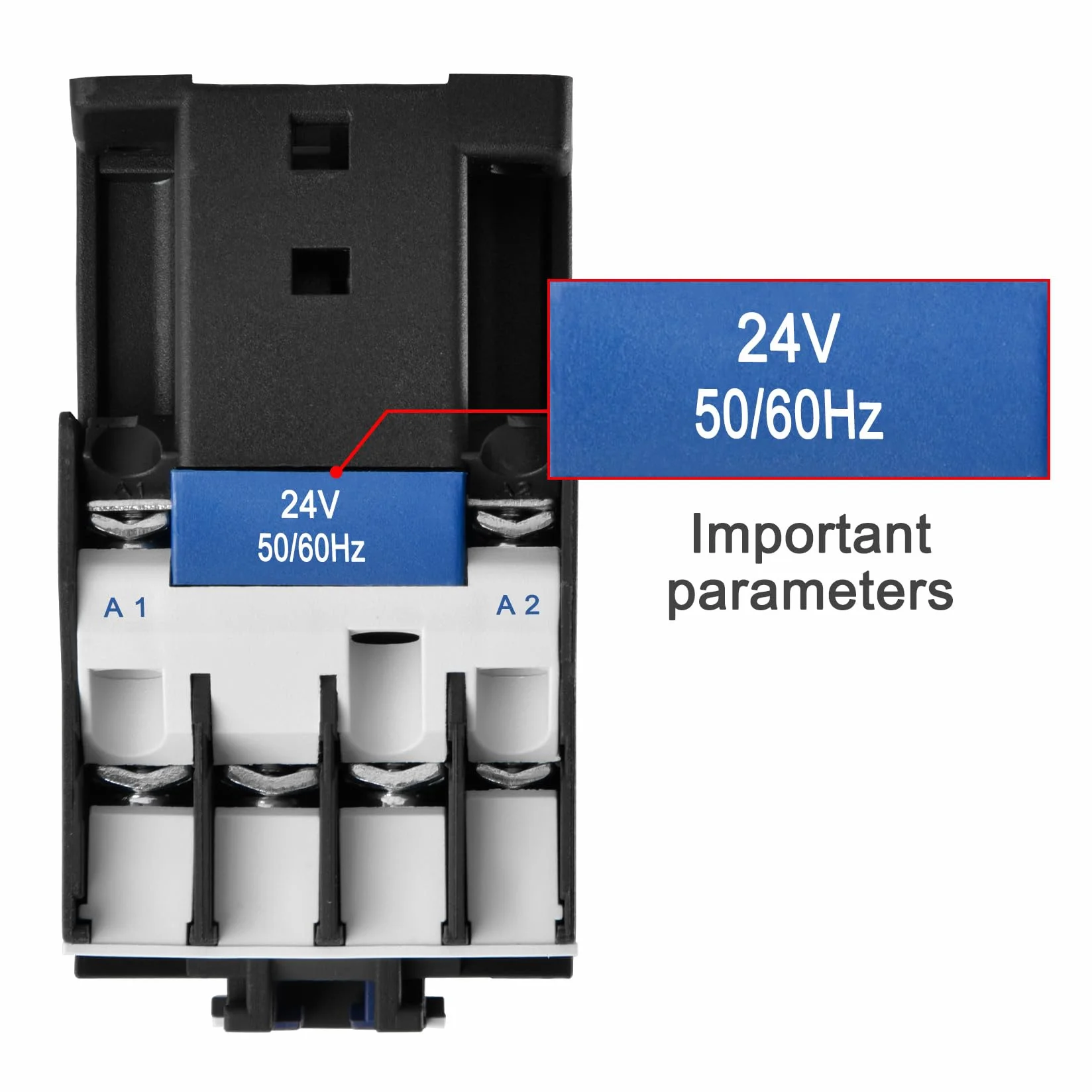 Heschen AC stycznik CJX2-1201 24 V 50/60 Hz cewka 3P 3-biegunowa normalnie zamknięta Ie 12 A Ue 380 V