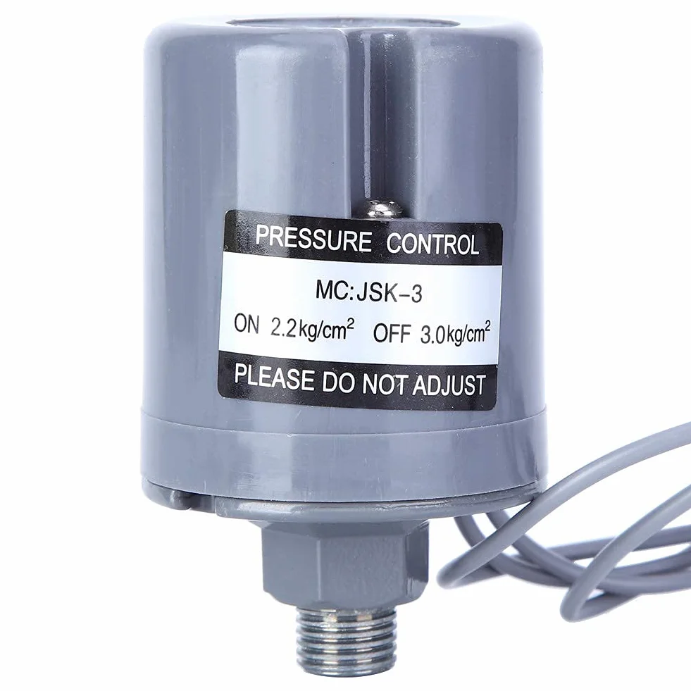 Przełącznik Ciśnienia Wody Regulator Ciśnienia Pompy Wodnej Sterownik Elektroniczny 220 V do Automatycznej Pompy Wspomagającej (2,2-3,0 kg)