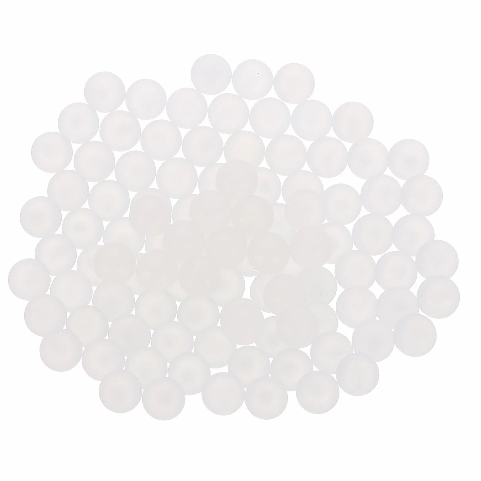 QUARKZMAN 200 sztuk kul łożyskowych z tworzywa sztucznego PP, 6 mm, solidne kulki z tworzywa sztucznego, precyzyjne łożyska, białe
