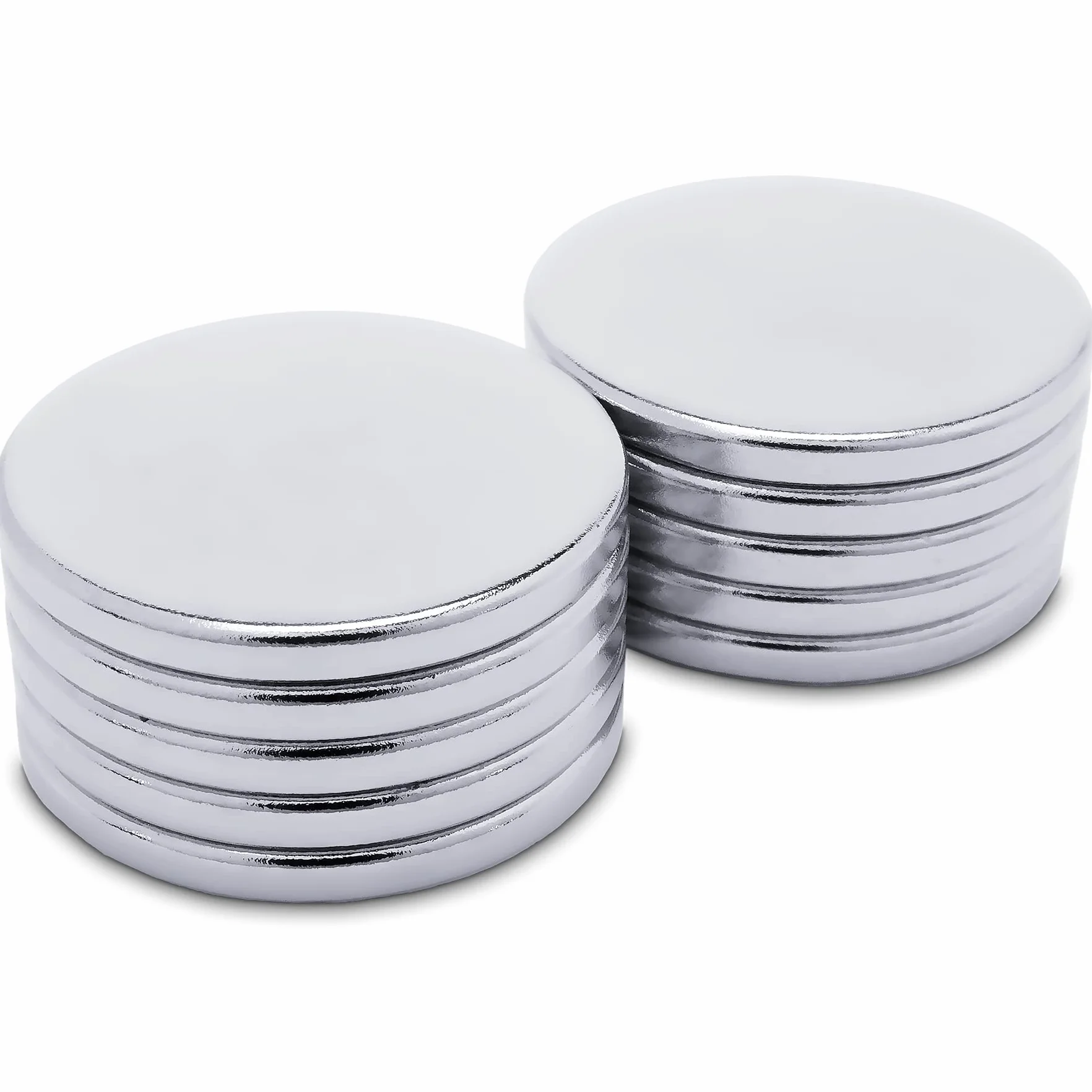 Sensei 10 sztuk Magnes neodymowy okrągły 20x2 mm, bardzo mocne małe magnesy tarczowe do tablicy magnetycznej, magnesy na lodówkę