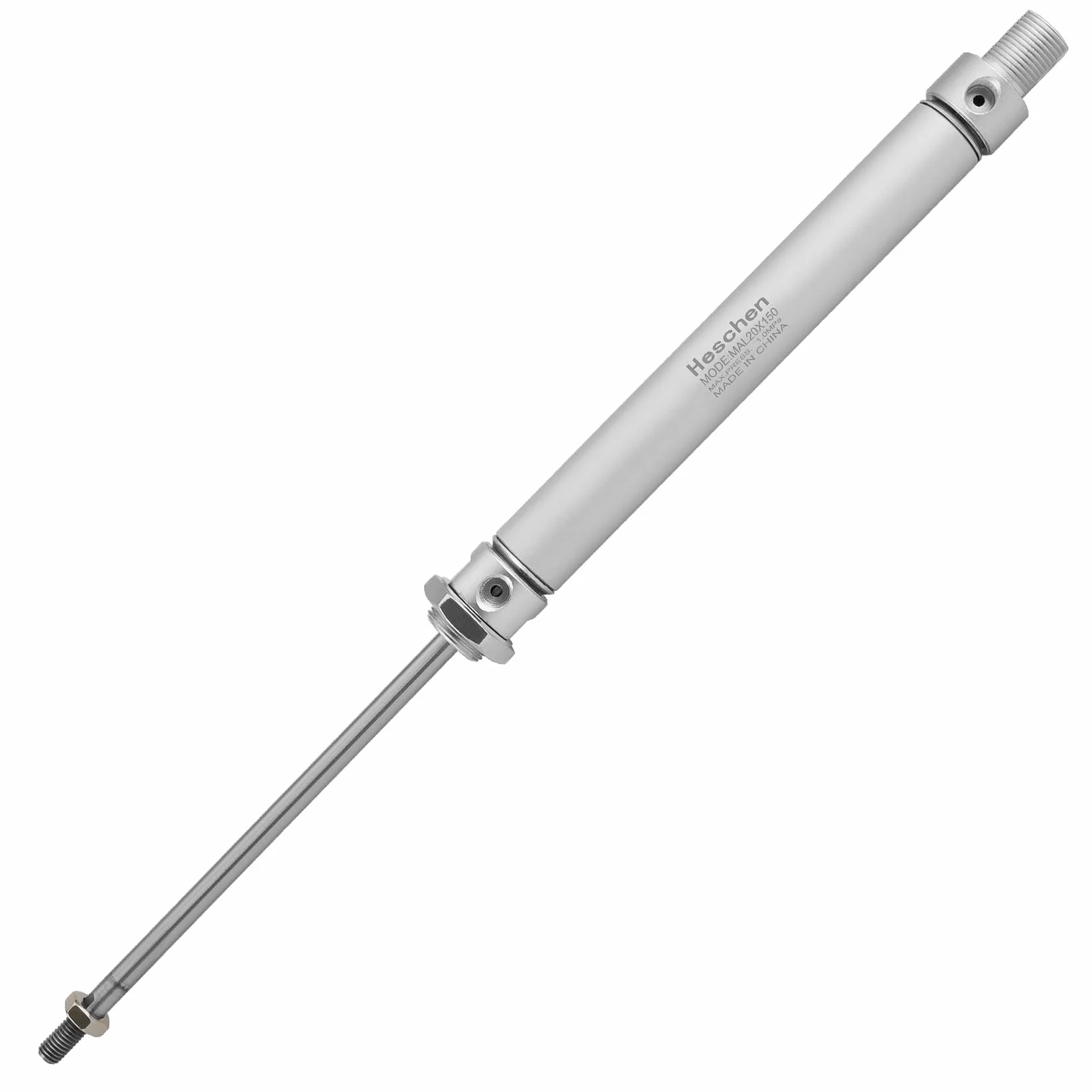Heschen Pneumatyczny cylinder MAL 20-150 PT1/8 20 mm otwór 150 mm skok dwustronnego działania
