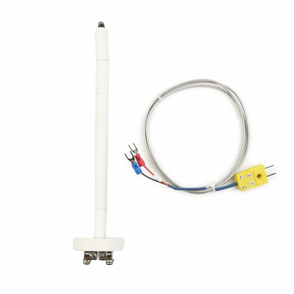 Wodoodporny typ K uziemiony termopara, blok termiczny typu K ceramiczna sonda do pieca 2372/1300 stopni F/C 11 G narzędzie wysokie