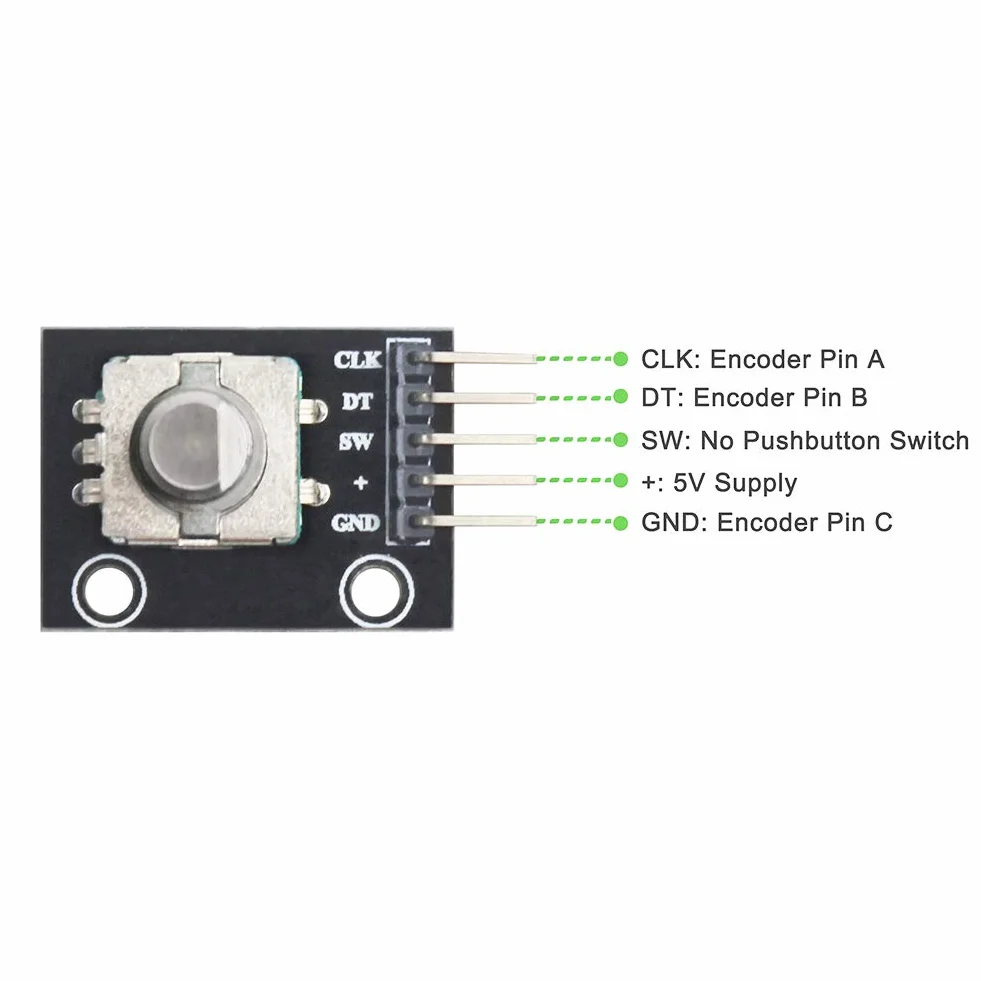 Obrotowy moduł enkodera KY-040 z przyciskiem do Arduino