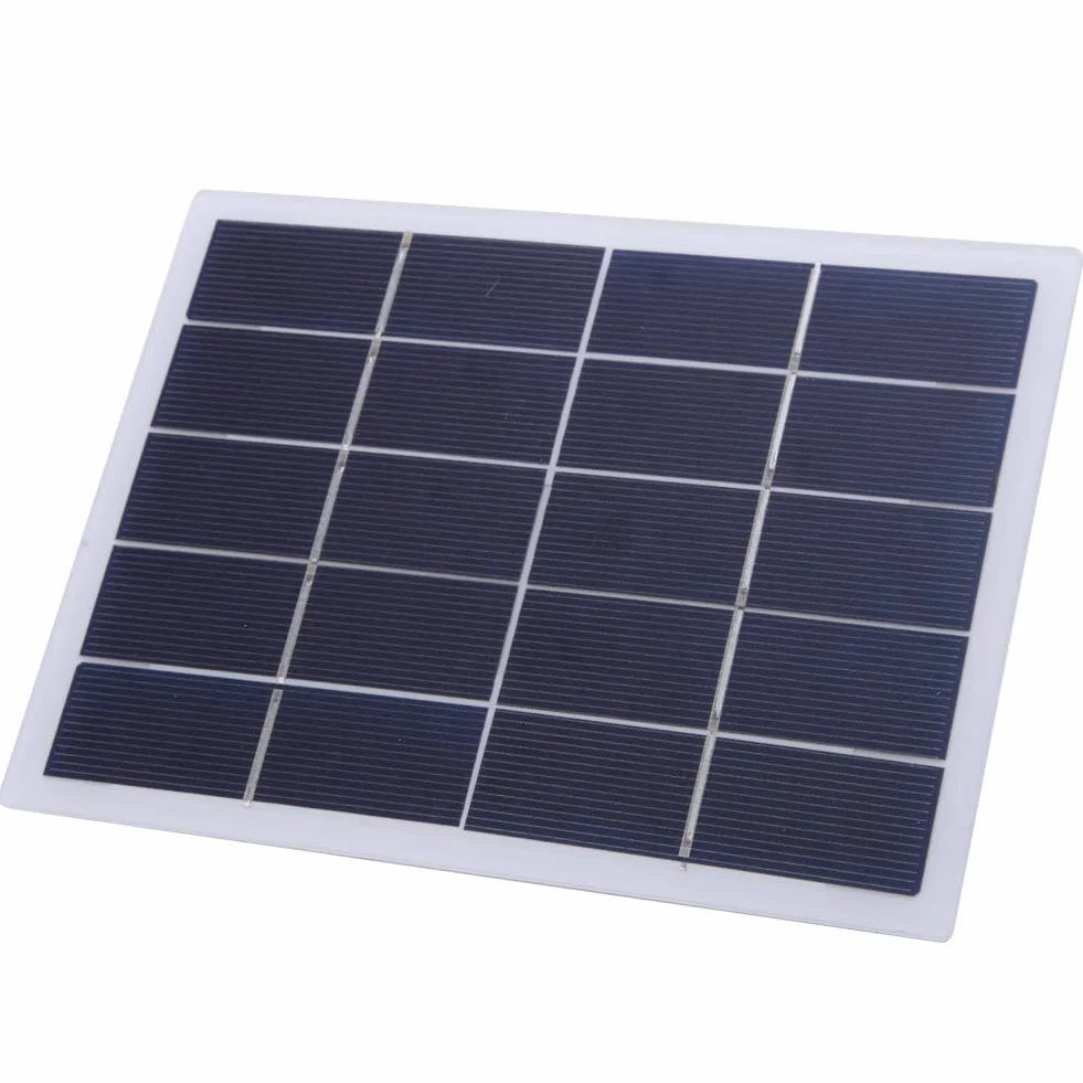 Panel Słoneczny 3W 5V Krzem Polikrystaliczny DIY 170x130mm Przenośna Ładowarka