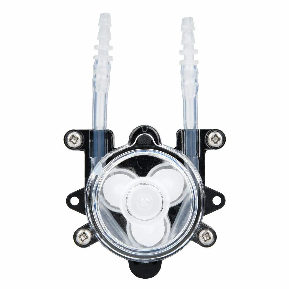 Perystaltyczna pompa cieczy, pompa dozująca, pompa wężowa, głowica dozująca, DC 12 V 0-150 ml/min, do chemikaliów, płynów i innych dodatków dozujących (C)