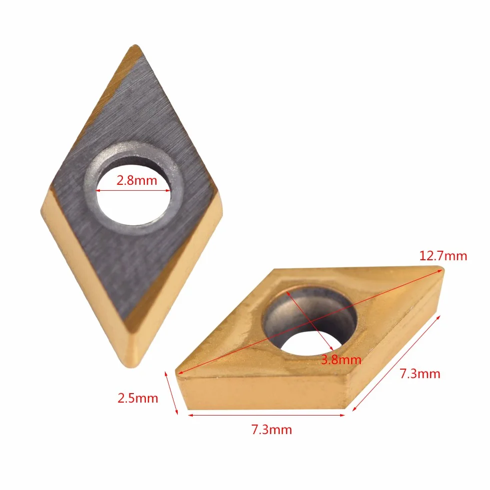 Wkładka frezująca DCMT070204-HM YBC251 diamentowa CNC do półstalowych