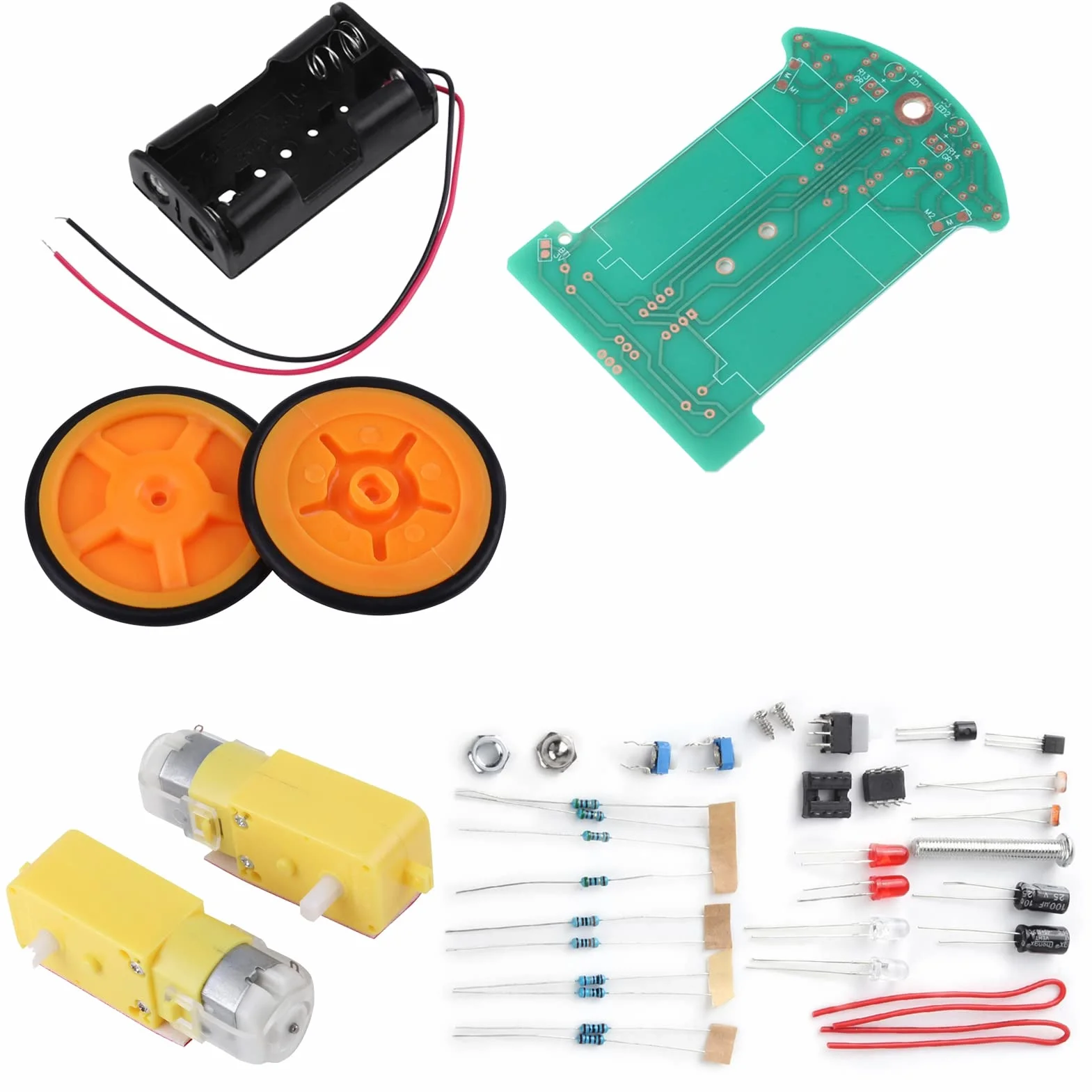 Intelligente Auto Chassis Kits DIY Zubehör Set Elektronische Komponente Kit Für RC Auto Robot Projekt Modellbau