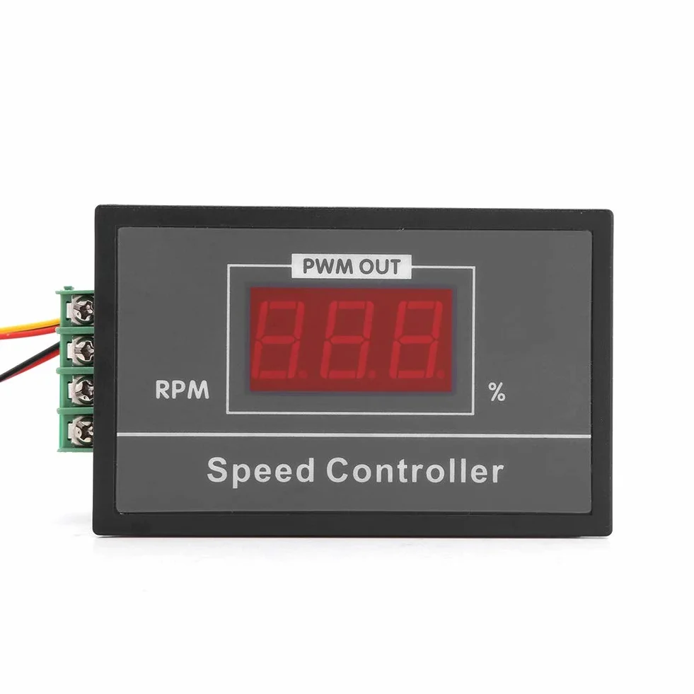 Regulator prędkości silnika DC PWM 6-60V 30A AUTO Przełącznik Stop Start ściemniacz