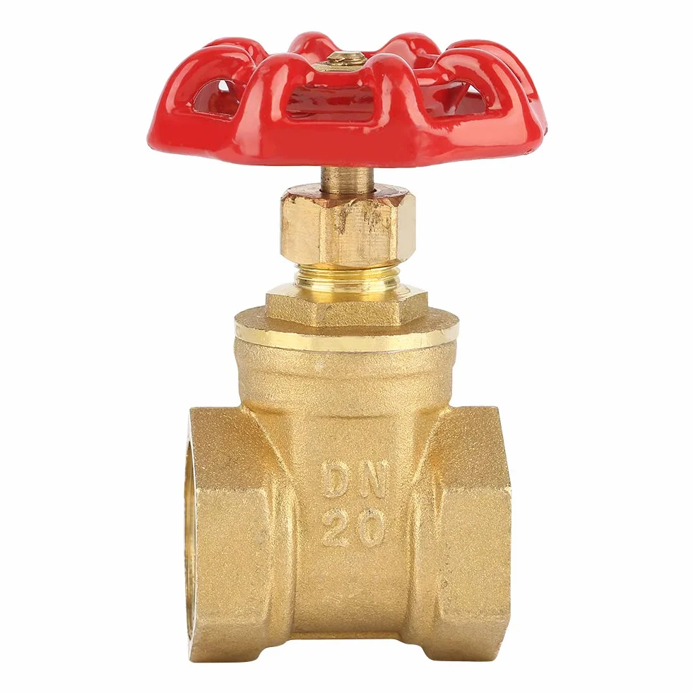 DN20 BSPP mosiężna zasuwa G3 / 4 obrotowy zawór śluzy 232PSI mosiężny zawór do wodnego oleju gazowego urządzenia mechaniczne industaril użytku domowego