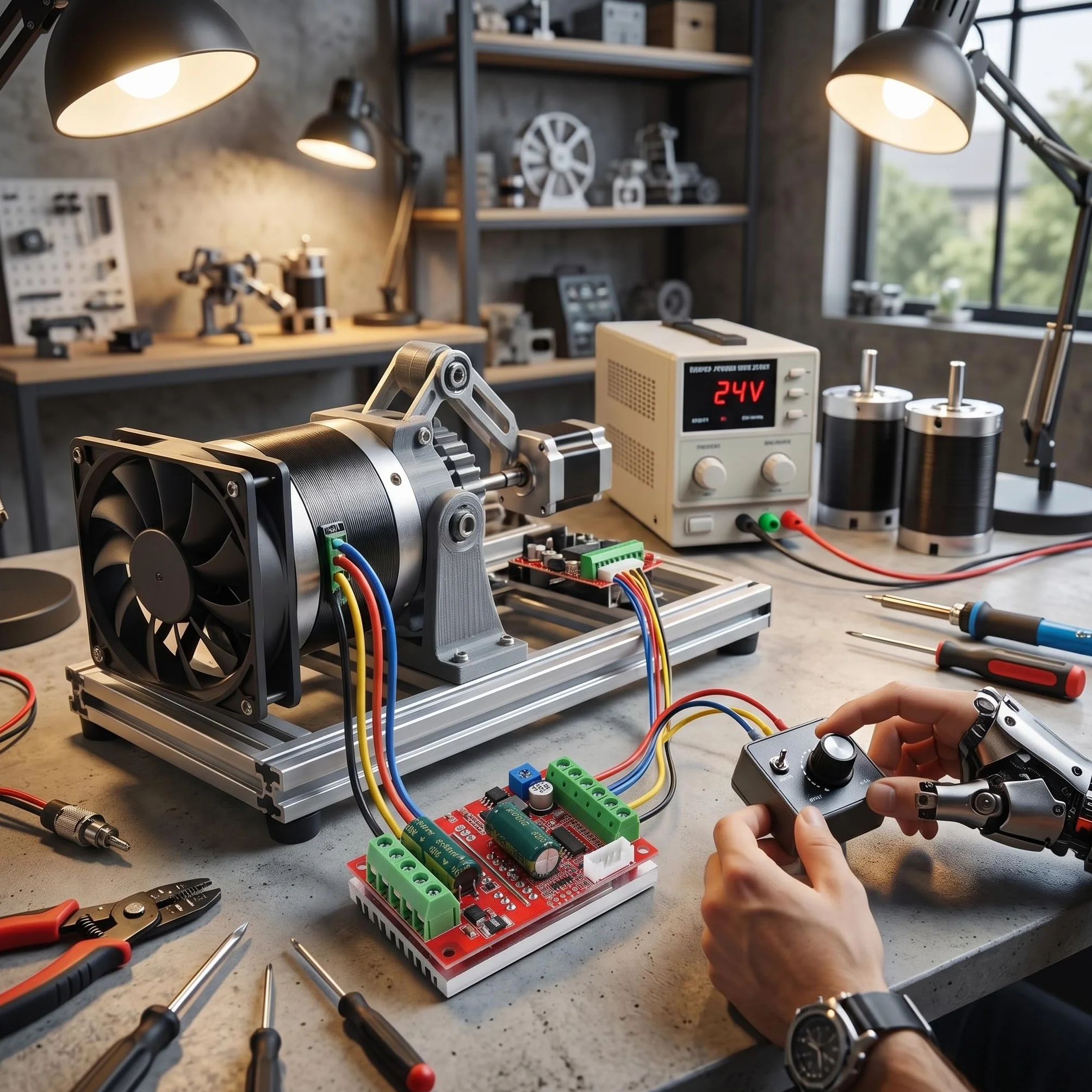 Bezszczotkowy Sterownik Silnika DC PWM 400W Moduł Sterowania Prędkością do Przodu i Tyłu dla 12V 24V 48V Silnika Elektrycznego