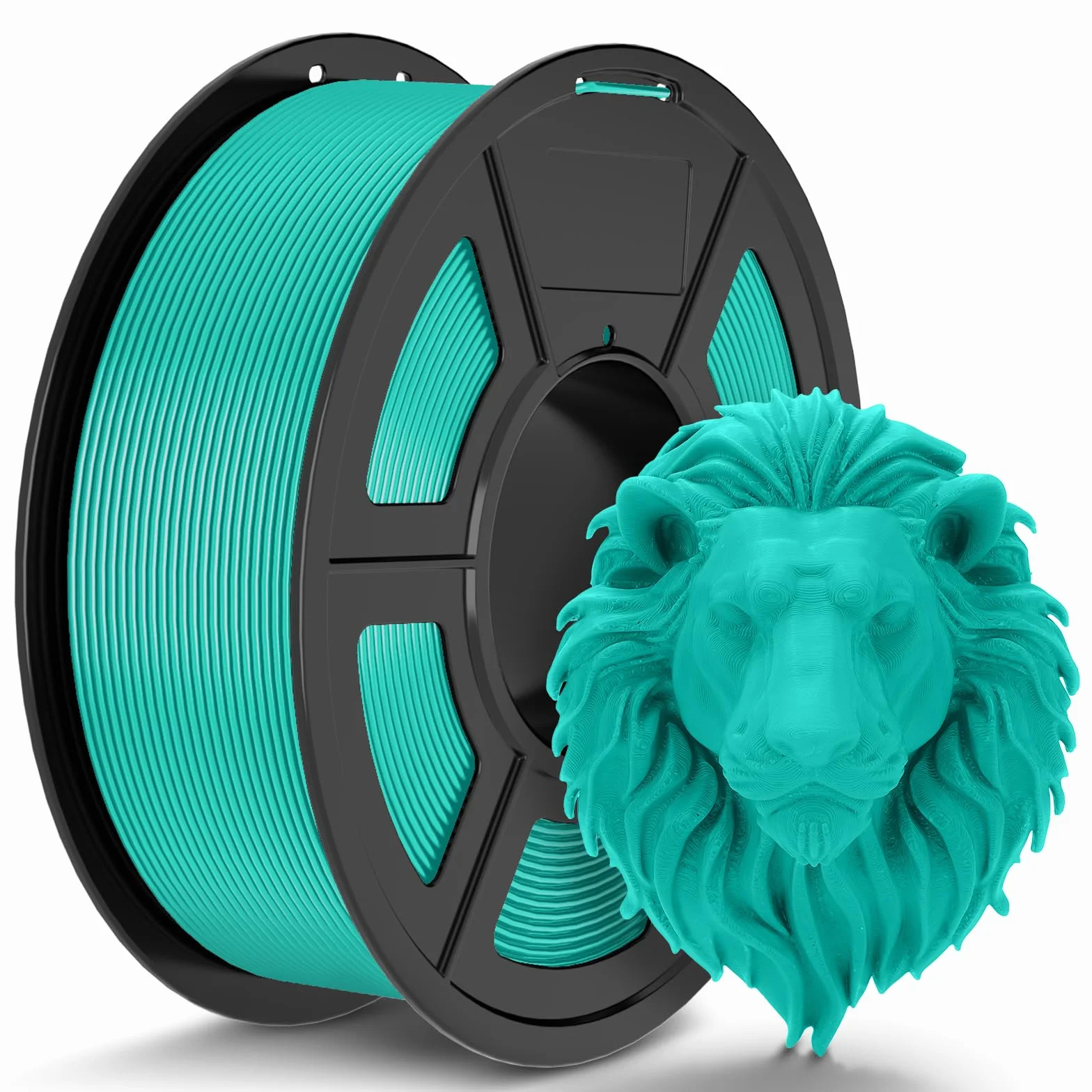 TECBEARS Filament PLA 1,75 mm 1 kg miętowy zielony do drukarki 3D dokładność wymiarowa +/- 0,02 mm