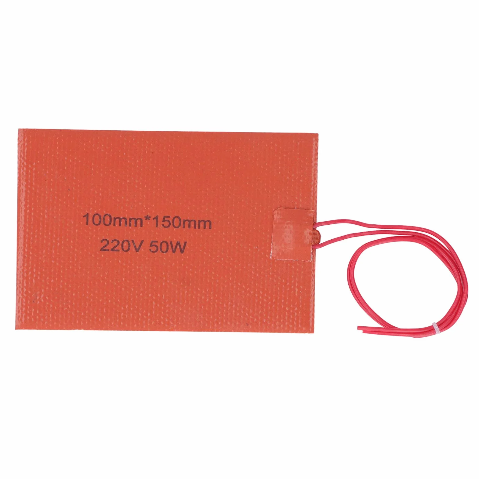 Silikonowa mata grzewcza 220V 50W 200℃ 100x150mm elastyczna gumowa poduszka grzewcza