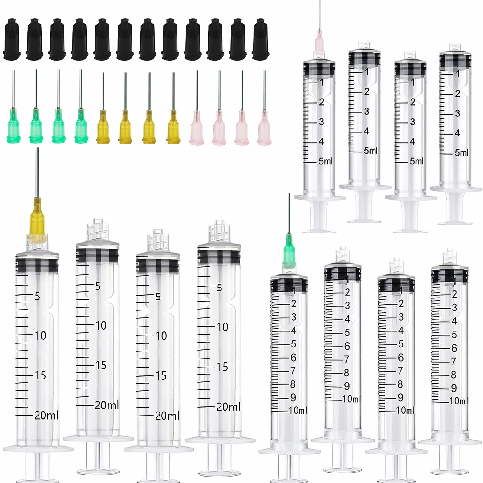 Strzykawka z igłą 5ML 10ML 20ML Igły do ​​strzykawek Strzykawki do siary Strzykawki Igły Kaniule Tępe 17G 18G 20G do kleju laboratoryjnego Przemysłowe laboratoria naukowe