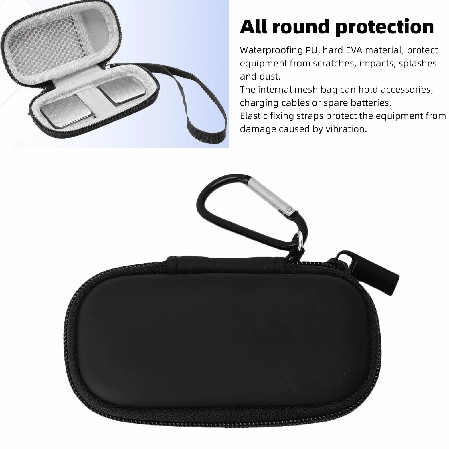 LICAEVEY Case for Kardiamobile EKG Monitor, Hard Travel Case for Kardiamobile 6L /dla Monitora Kardia EKG, Obudowa Podróży Monitora Serca