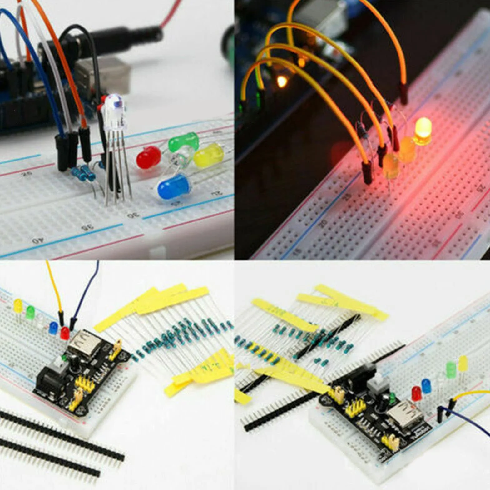 Zestaw Komponentów Elektronicznych Zestaw Startowy Asortymentu z Płytką Stykową 830 Punktów Tie dla STM32 dla