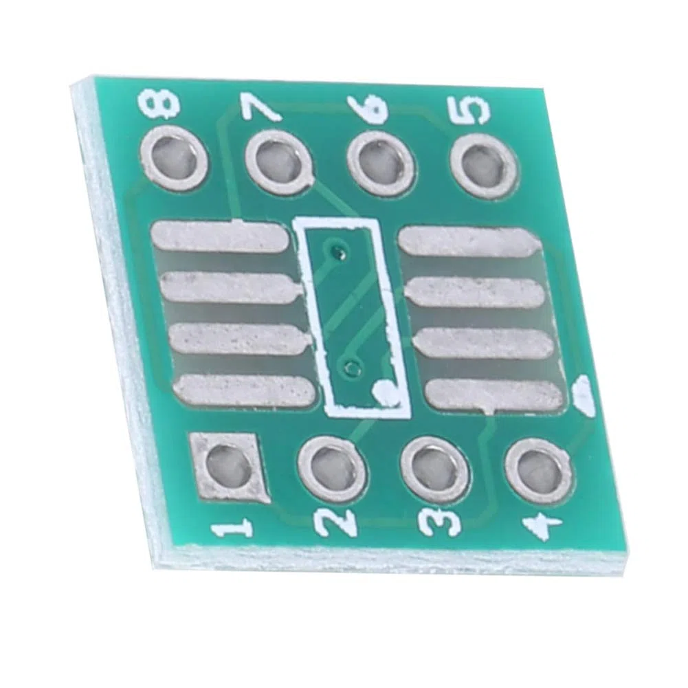 100 sztuk moduł adaptera konwertera płyta adaptera moduł konwertera lekkie akcesoria elektroniczne SOP8 SSOP8 do DIP8 TSSOP8 DIP SMD do Inline