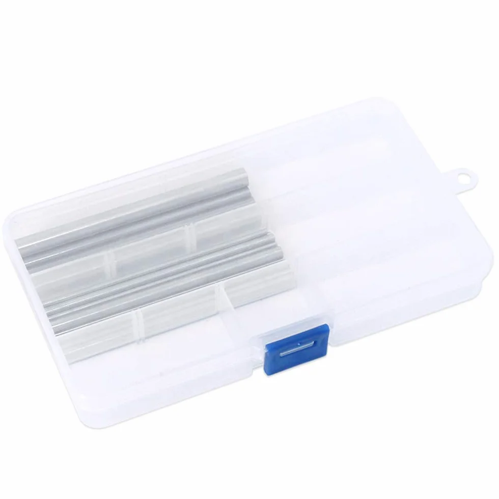Glarks 18 szt. aluminiowych okrągłych prętów średnica 2,5-8 mm długość 100 mm