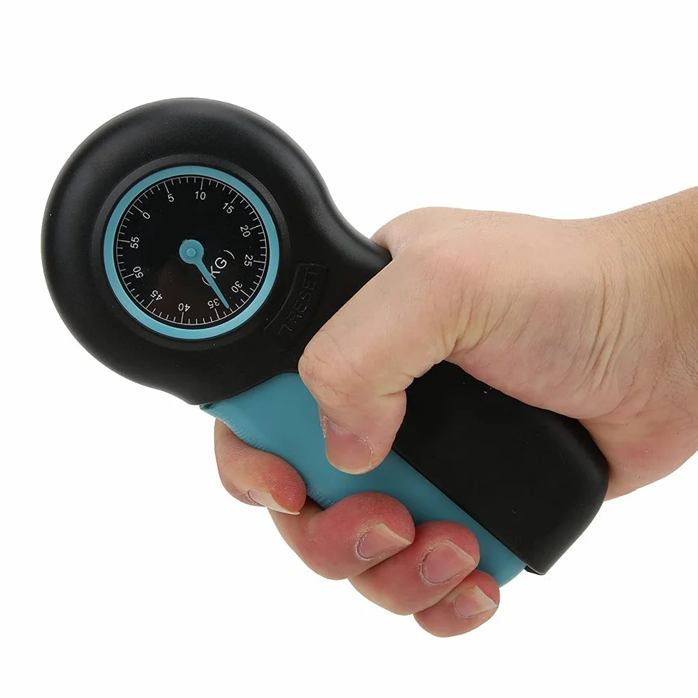 Ausla Ogromny ekran mechaniczny Wrist Enhancer miernik siły chwytu nóż ręczny (ciemnoniebieski)