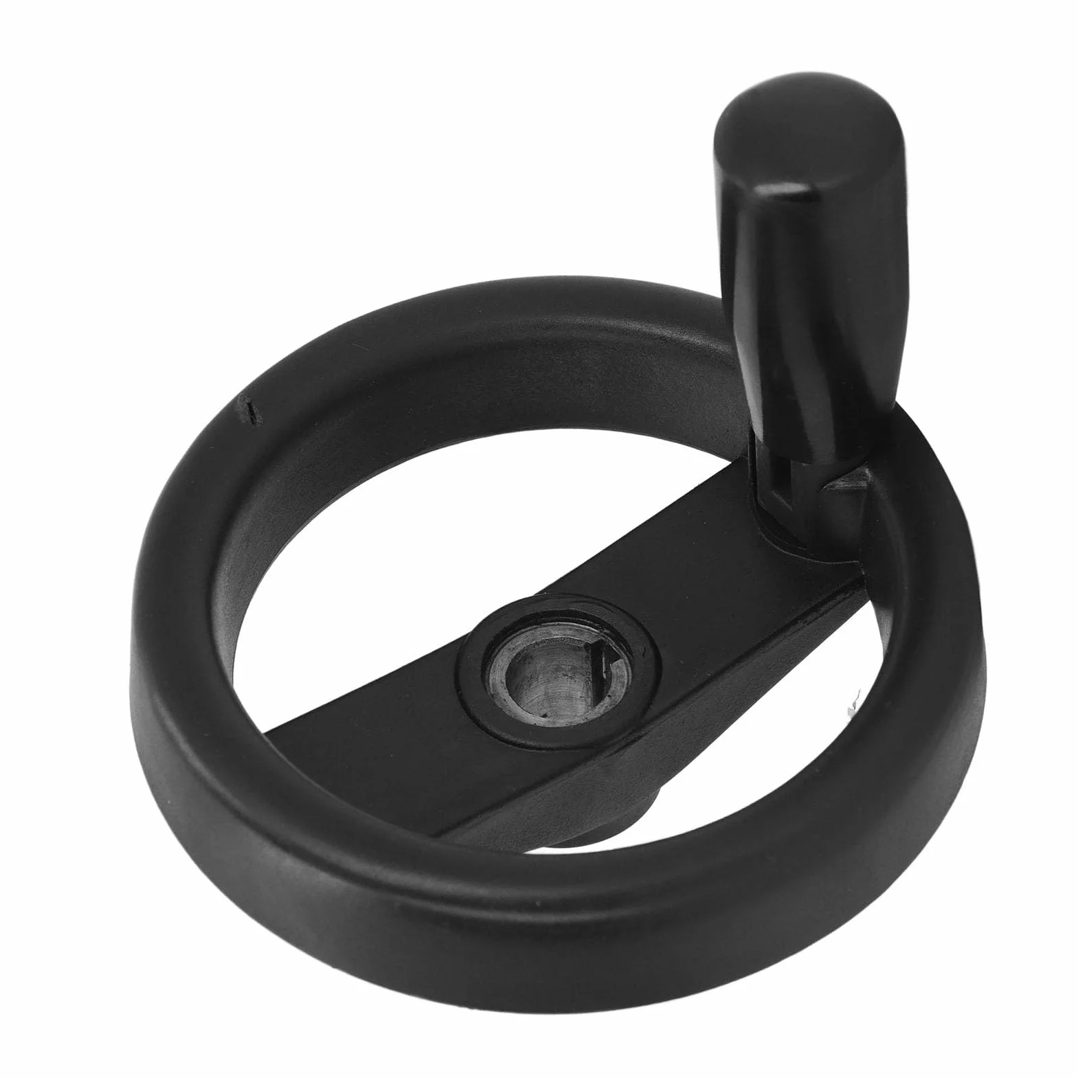 Okrągłe Koło Ręczne 12x100mm z Obrotowym Uchwytem do Wiertarki Tokarki