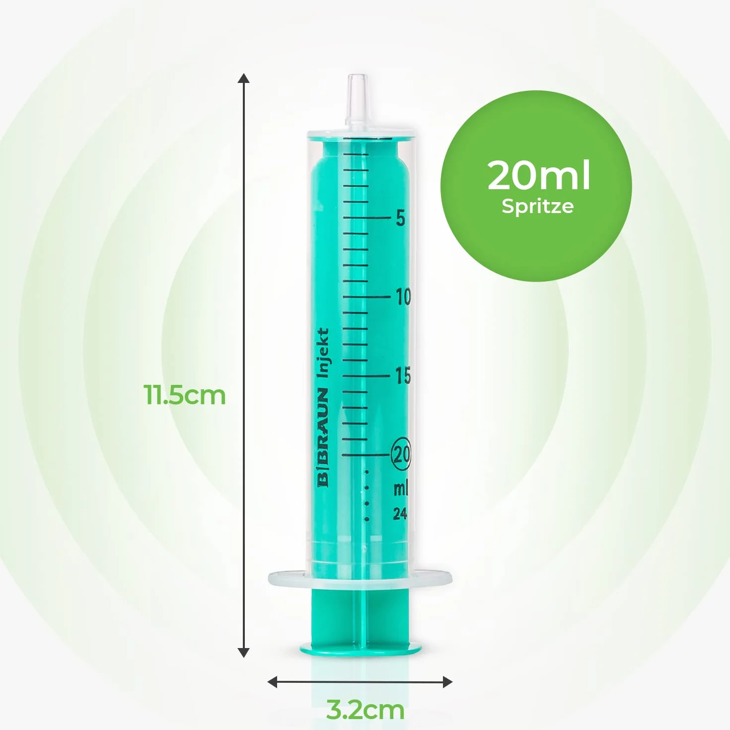 MedixX zestaw strzykawek z tępą igłą, różne rozmiary, do hobby i majsterkowania, strzykawki pojedynczo sterylnie zapakowane (5 x 20 ml strzykawki i 5 x igła)