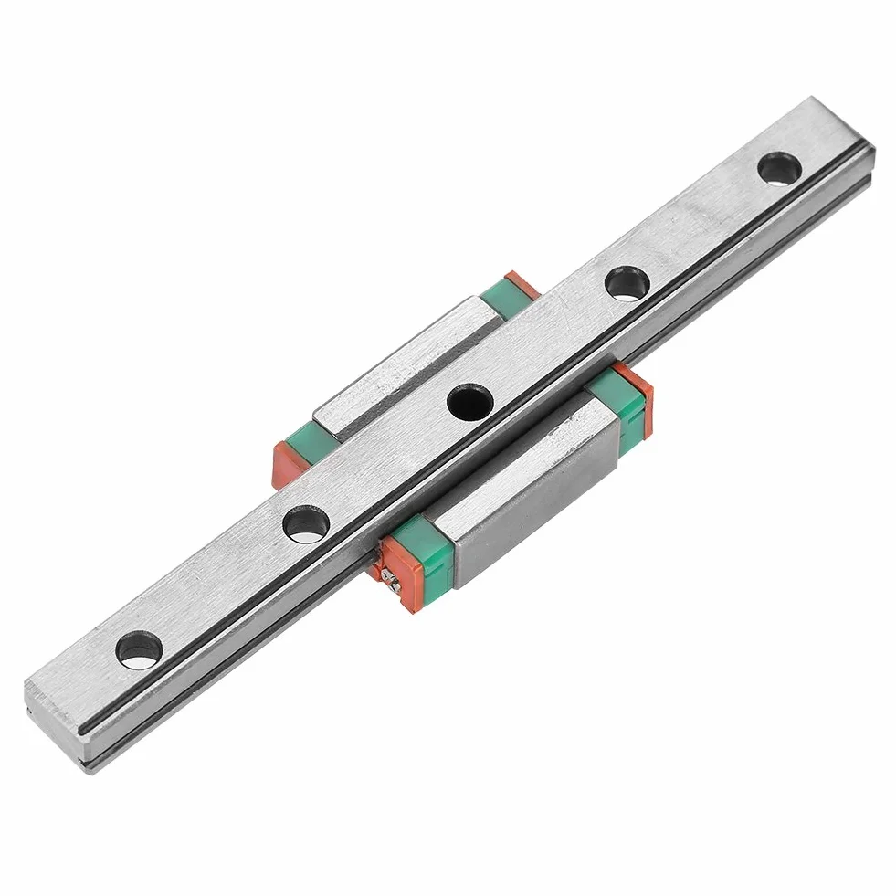 LML9B Miniaturowa prowadnica szynowa Szerokość: 9 mm Z liniowym blokiem przesuwanym (100 mm)