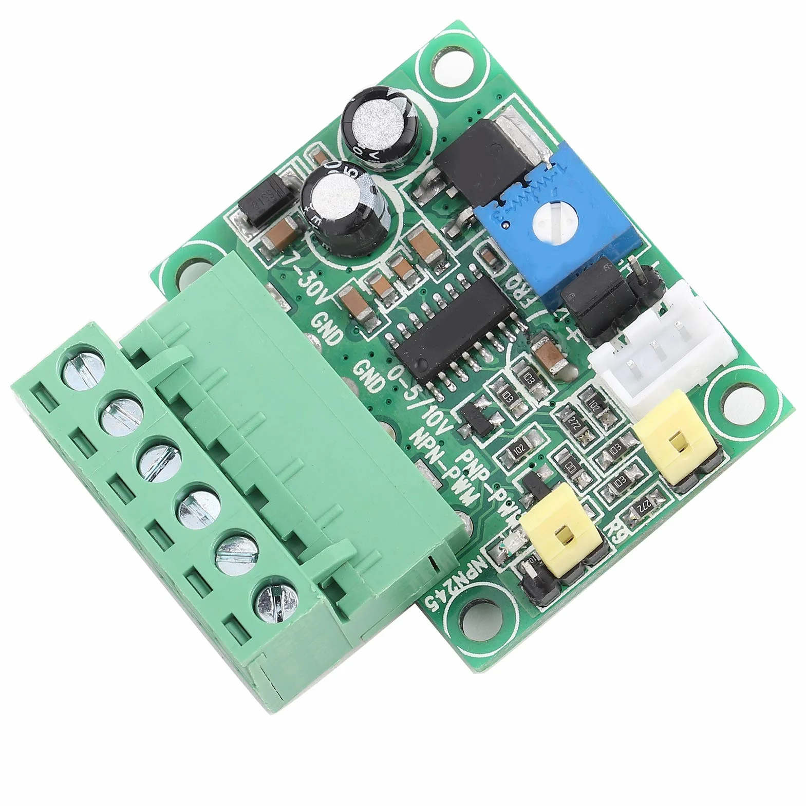 Konwerter Napięcia PWM 0-10 V, Moduł Sygnału Wejścia Analogowego, Wyjście PWM 2-20 kHz, PNP/NPN 5-24 V