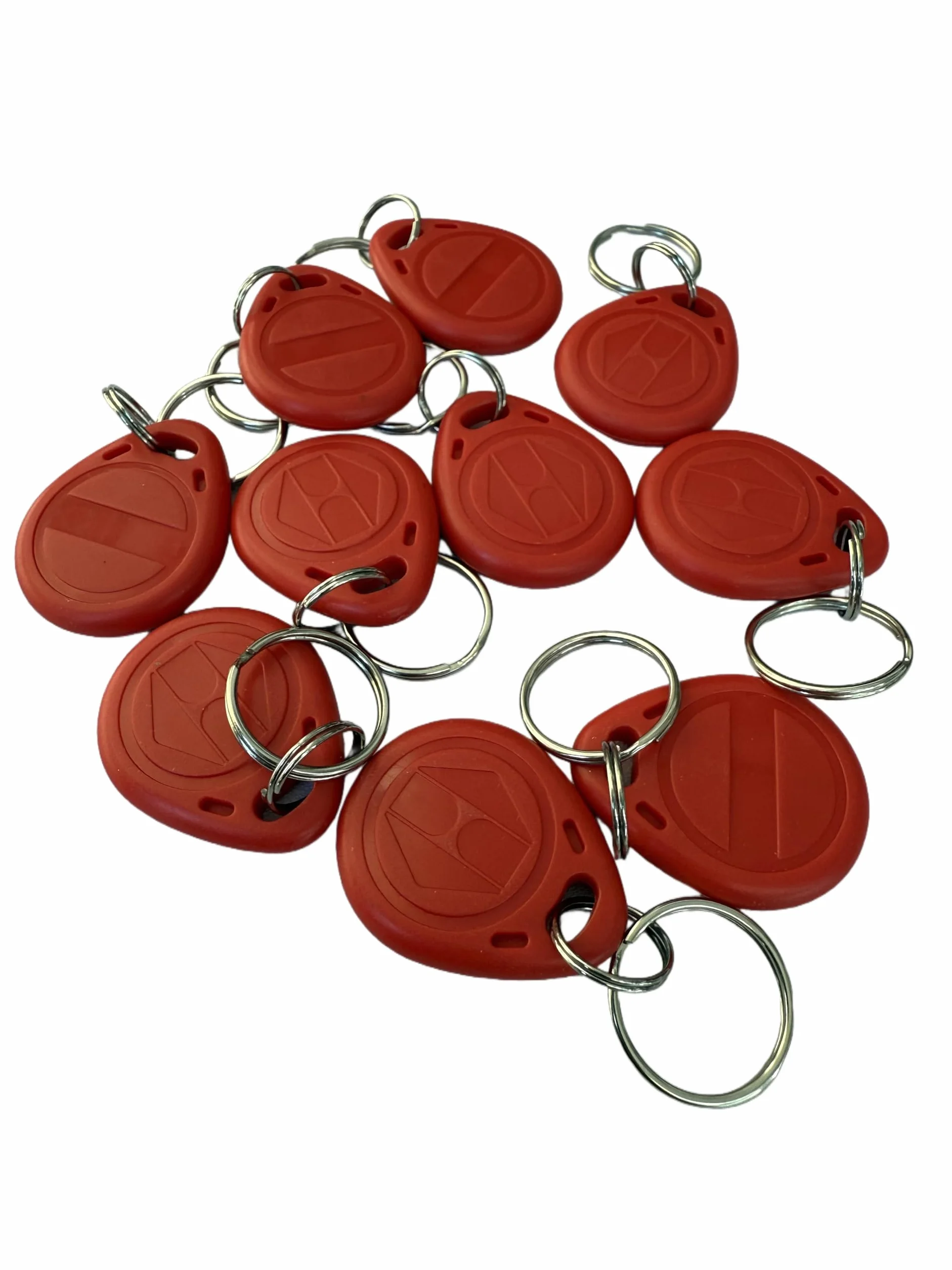 YARONGTECH Zapisywalny RFID T5577 wielokrotnego zapisu 125 kHz fob czerwony (opakowanie 10 sztuk)
