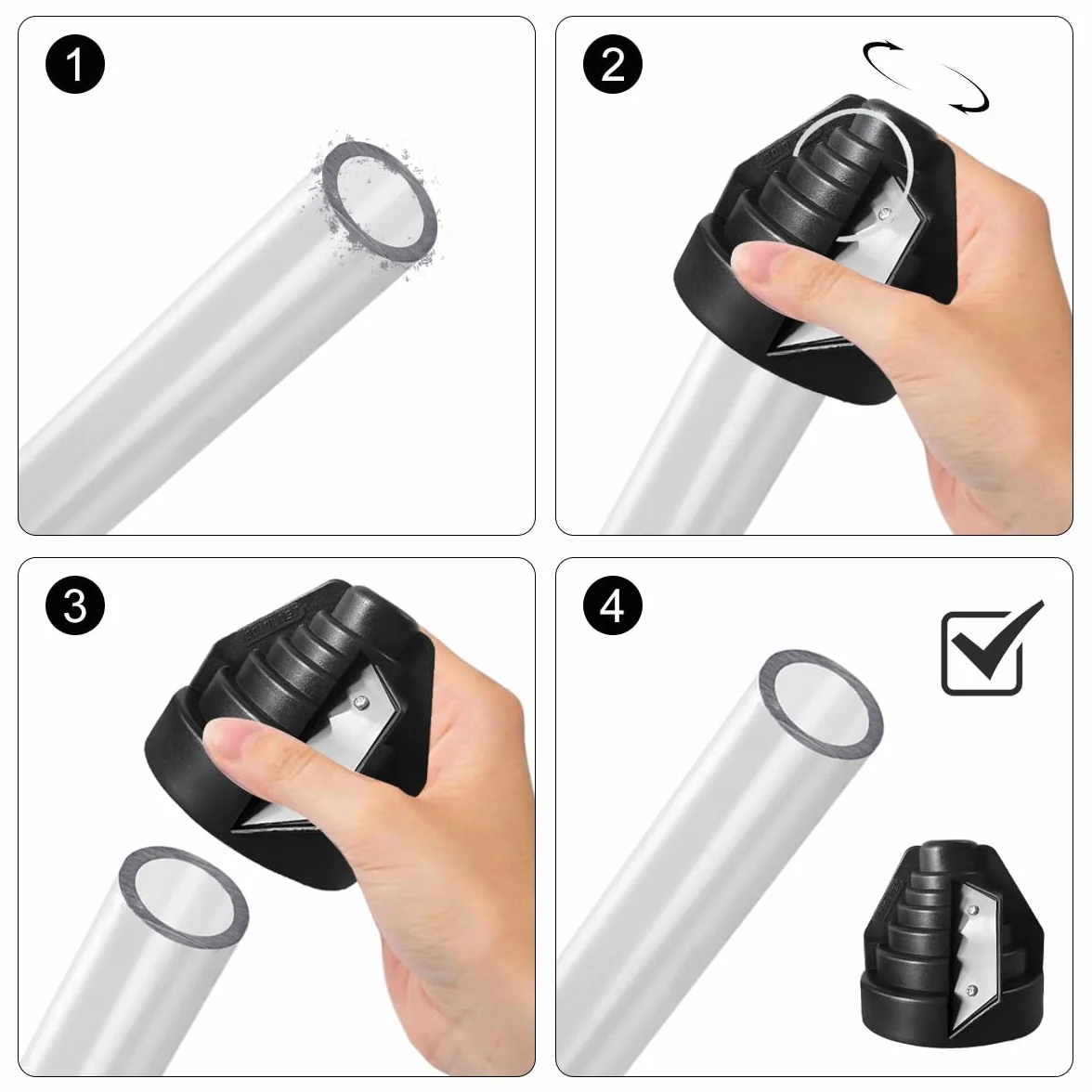 Narzędzie do fazowania rur PVC PP PE 20-63 mm do usuwania zadziorów