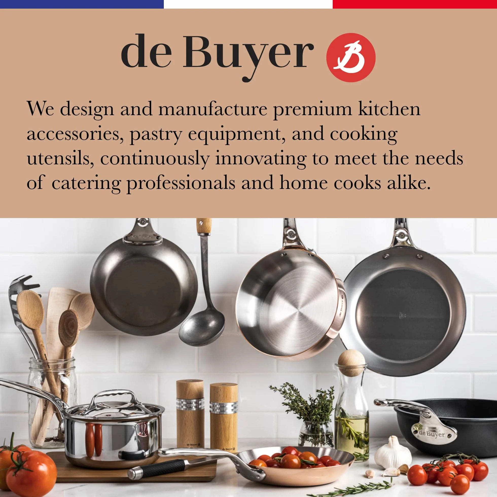DE BUYER Mineral B Element Seria 4636.00 Neopren Osłona uchwytu 20 cm