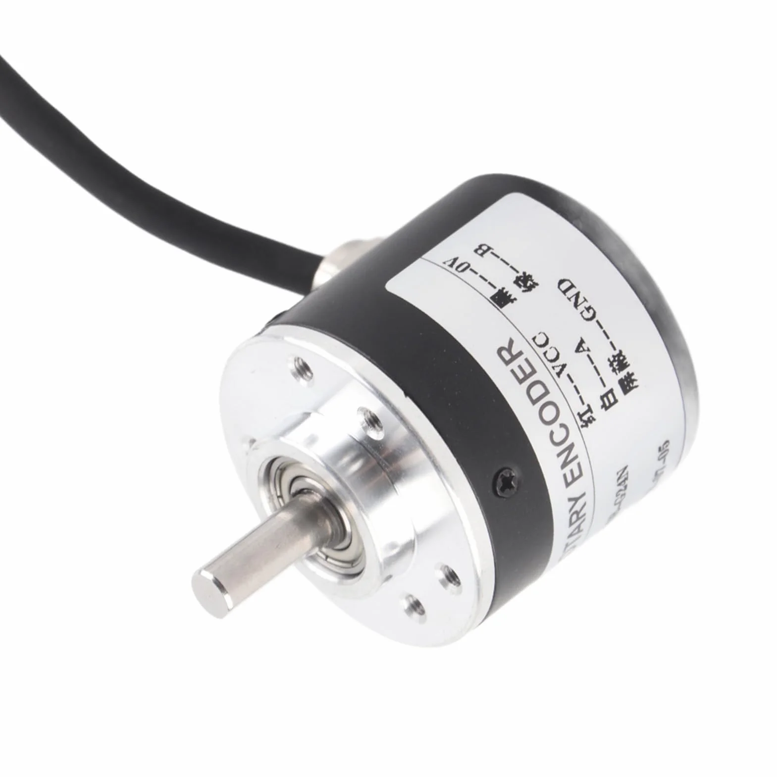 Przyrostowy enkoder obrotowy, fotoelektryczny enkoder obrotu optycznego 600P/R 5V-24V 6 mm