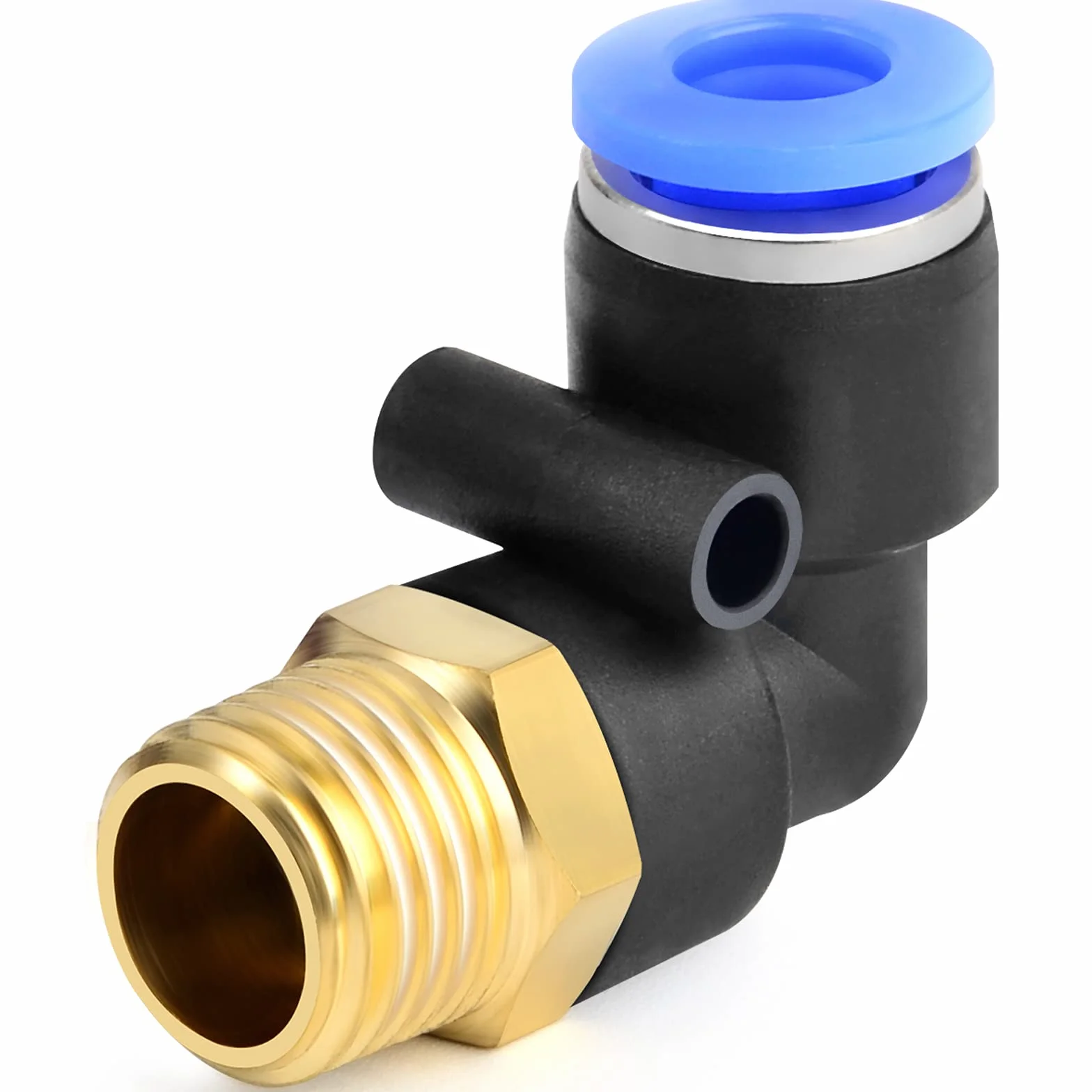 8 mm Tube AD x 1/8 BSP Męski Elbow Push to Connect Fittings PL8-01