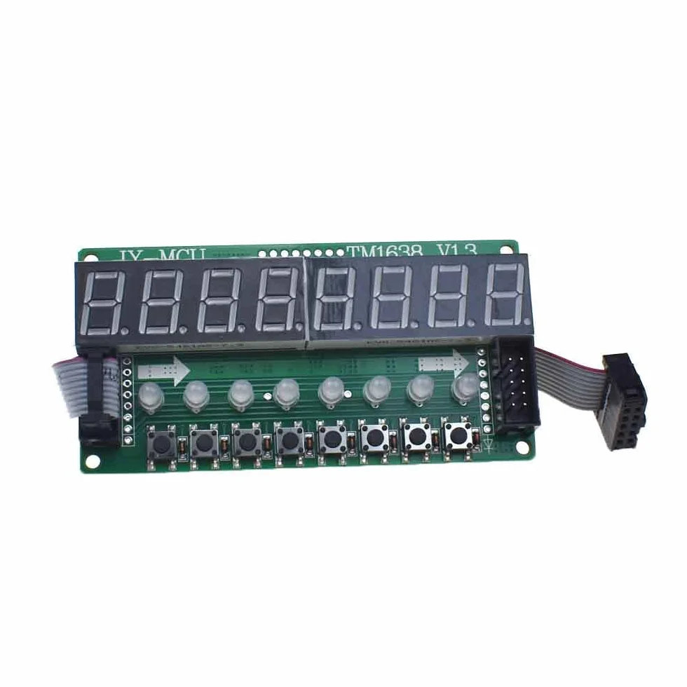 TM1638 moduł LED 8-cyfrowy dwukolorowy wskaźnik czerwono-zielony