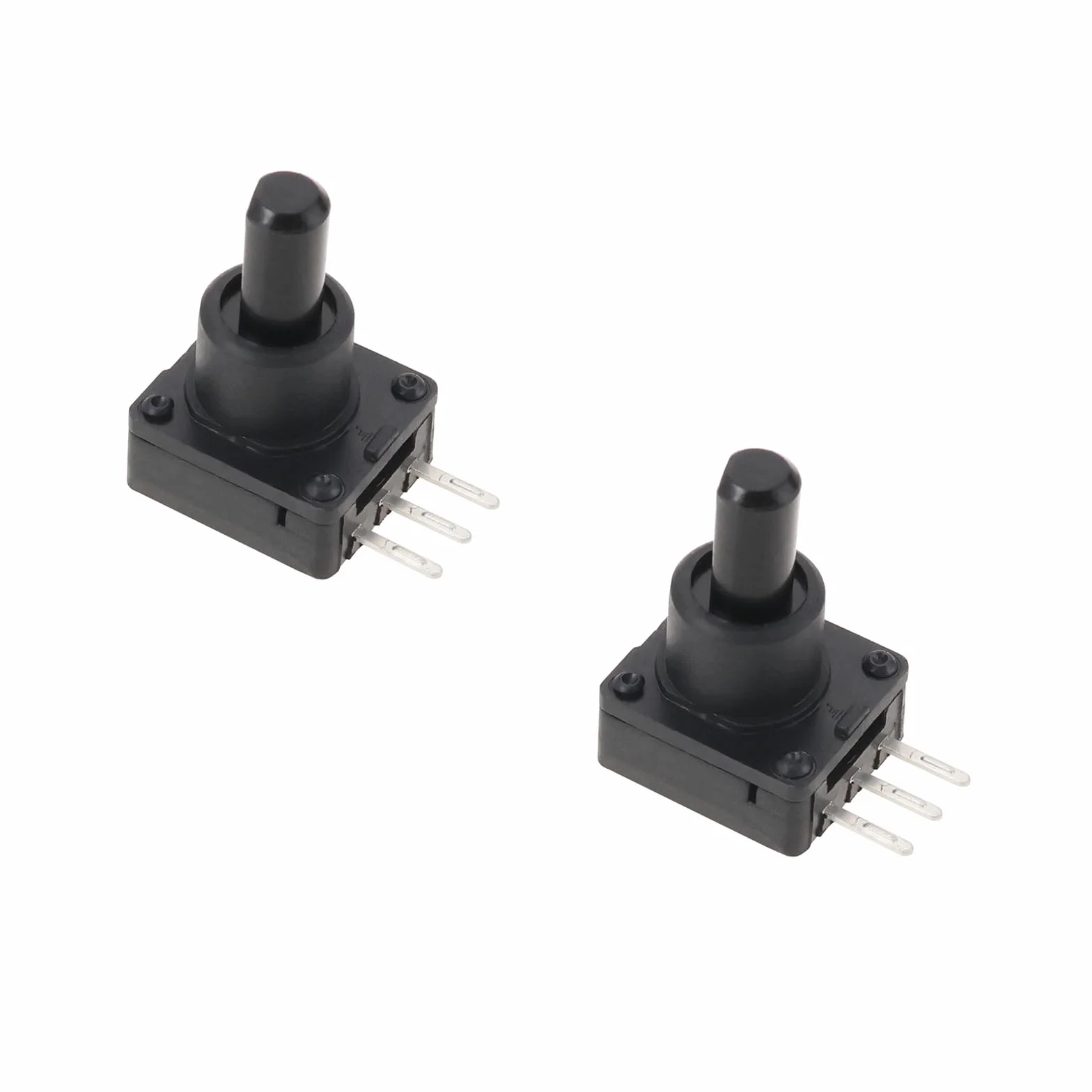 VGOL Potencjometr kompatybilny z Thrustmaster 458 Spider 458 Italia, T80, RS, T80, 488, GTB, Edition, do gier wyścigowych, 17,1 x 15,6 mm, czarny