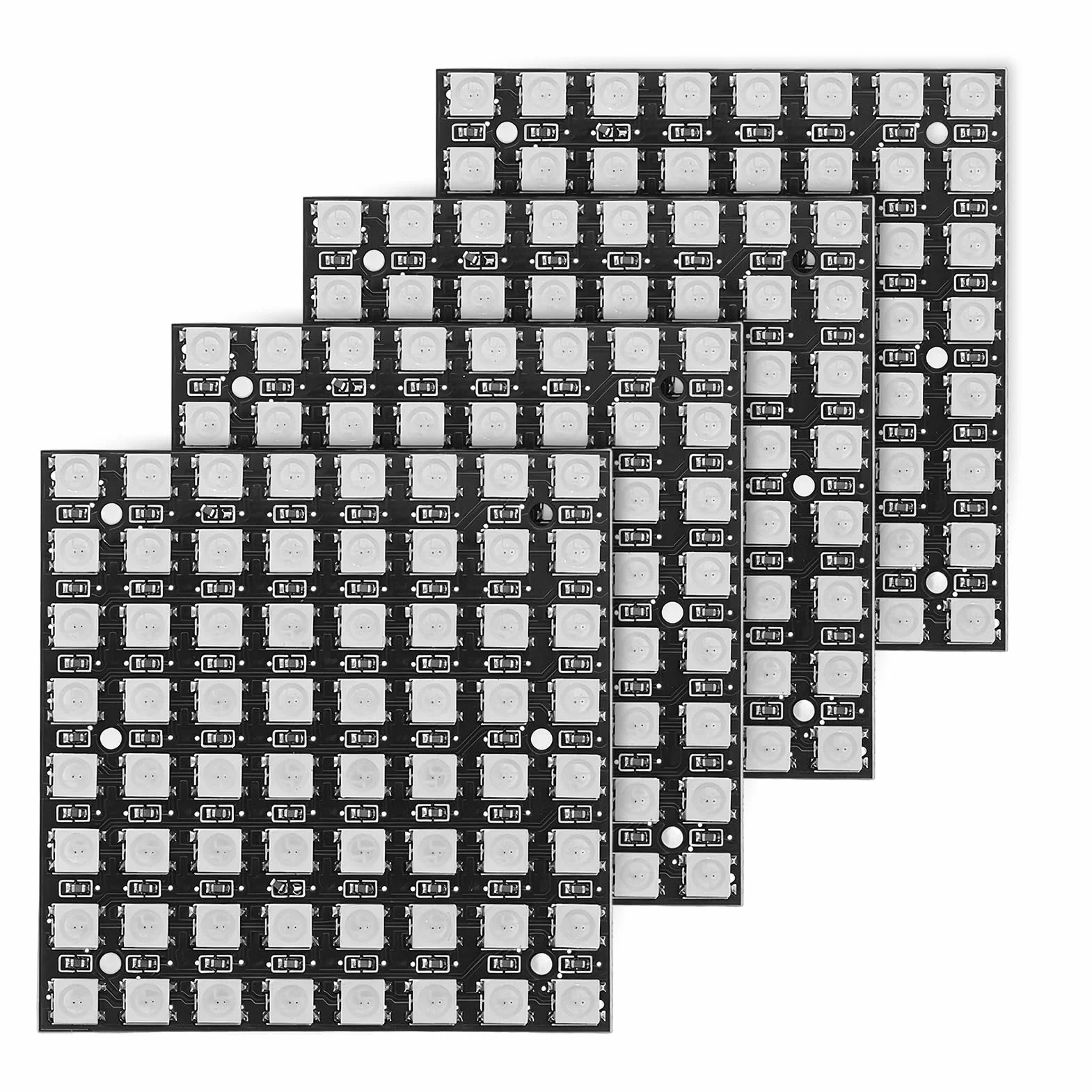 Panel matrycowy LED WS2812 5050 RGB DC 5V CJMCU-8x8 moduł sterownik Raspberry Pi Arduino 4 szt.