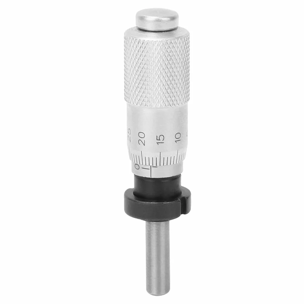 Głowica mikrometru 0-13 mm, metalowy mikrometr narzędzie pomiarowe do precyzyjnego tuningu różnych przyrządów dokładności (głowica kulowa z nakrętką)
