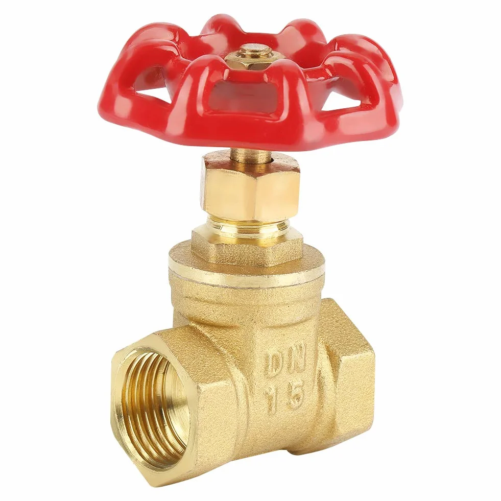 Zawór Zasuwowy Dn15 Mosiężny G1/2 232Psi Zasuwa do Wody Oleju Gazu