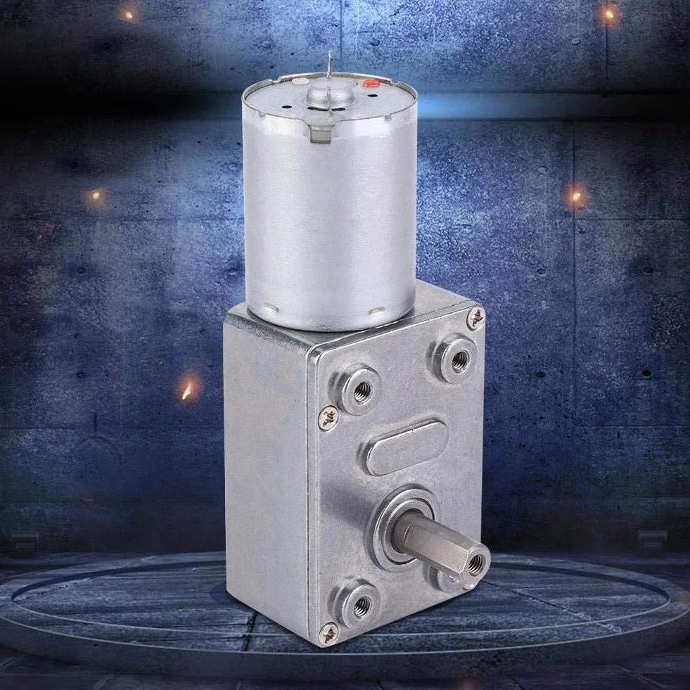 DC12V Schneckengetriebemotor Motor mit großer Torsionsdrehzahlreduzierung für mehrere Zwecke(5RPM)