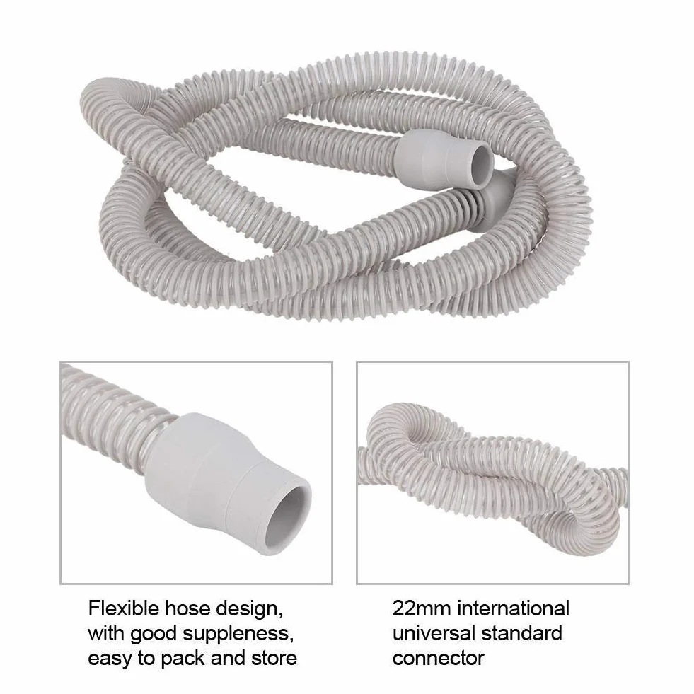 CPAP Rurki, 1,8m Uniwersalne Rurka CPAP Rurka Respirator do Oddychania dla Wentylatora Oddechowego Standardowe Plastikowe Rurki Akcesoriów Maszynowych