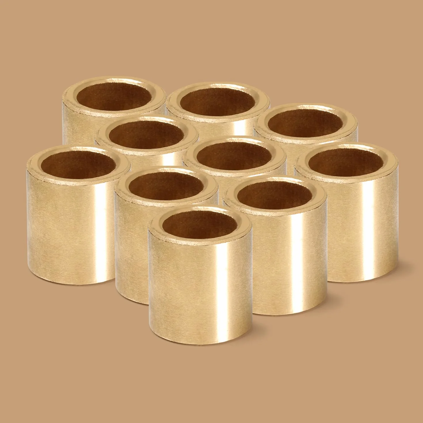 Tuleje samosmarujące z brązu 6x10x10 mm 10 szt