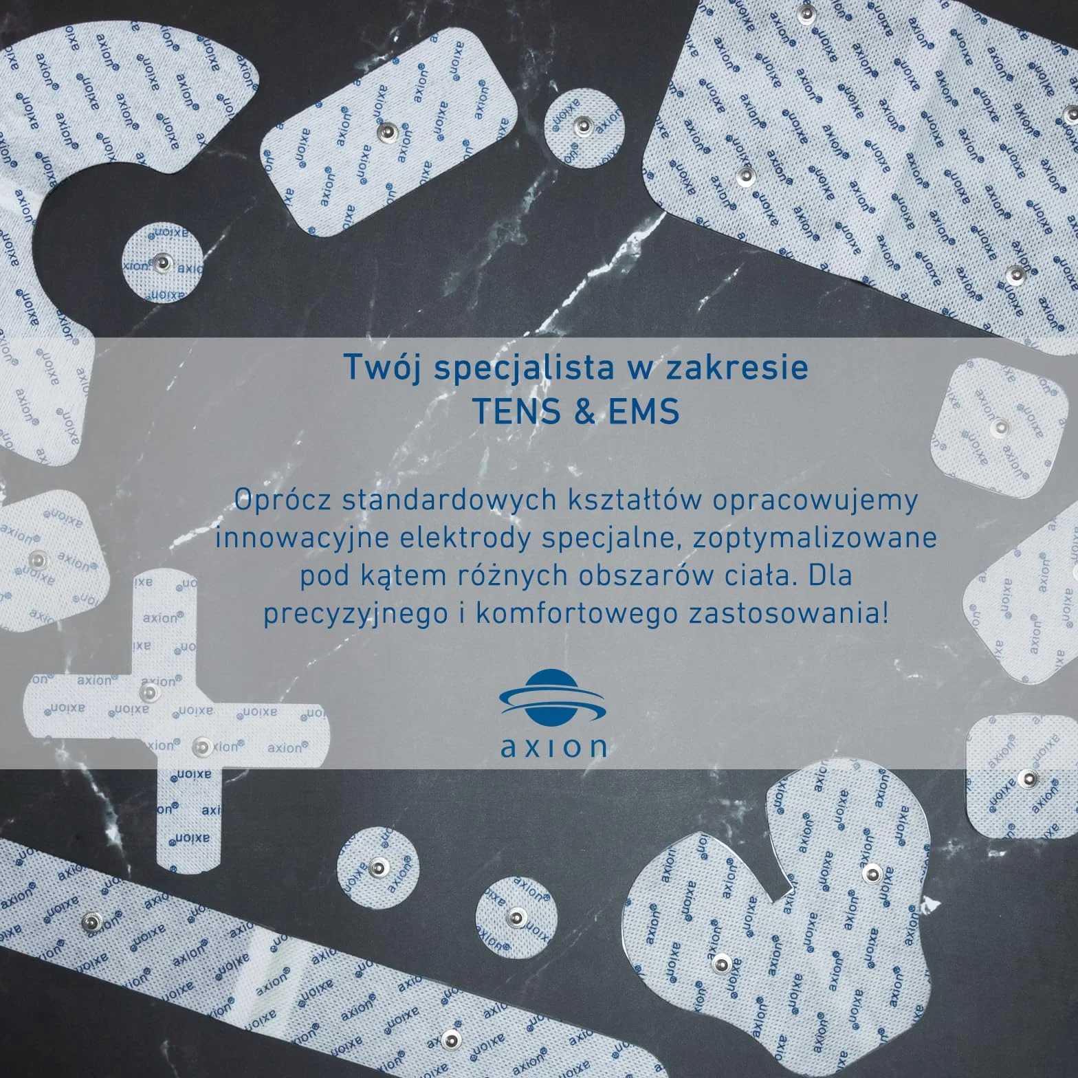 4 Elektrody żelowe 10x5cm TENS- EMS snap pasujący do stymulatorów Sanitas Beurer Bluetens