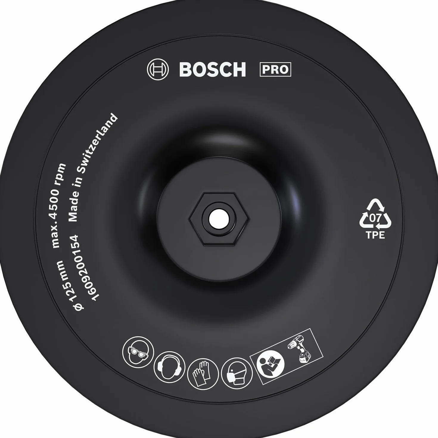 Bosch Profesional TALERZ GUMOWY TRZPIEN.RZ.