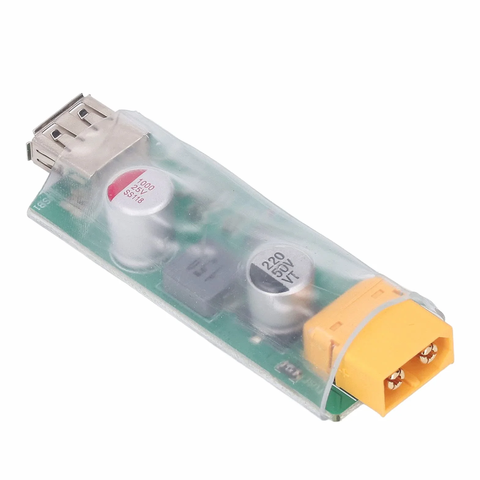 Konwerter ładowania XT60 na USB Multi Protection 3 Interfejsy PCB Moduł Konwersji