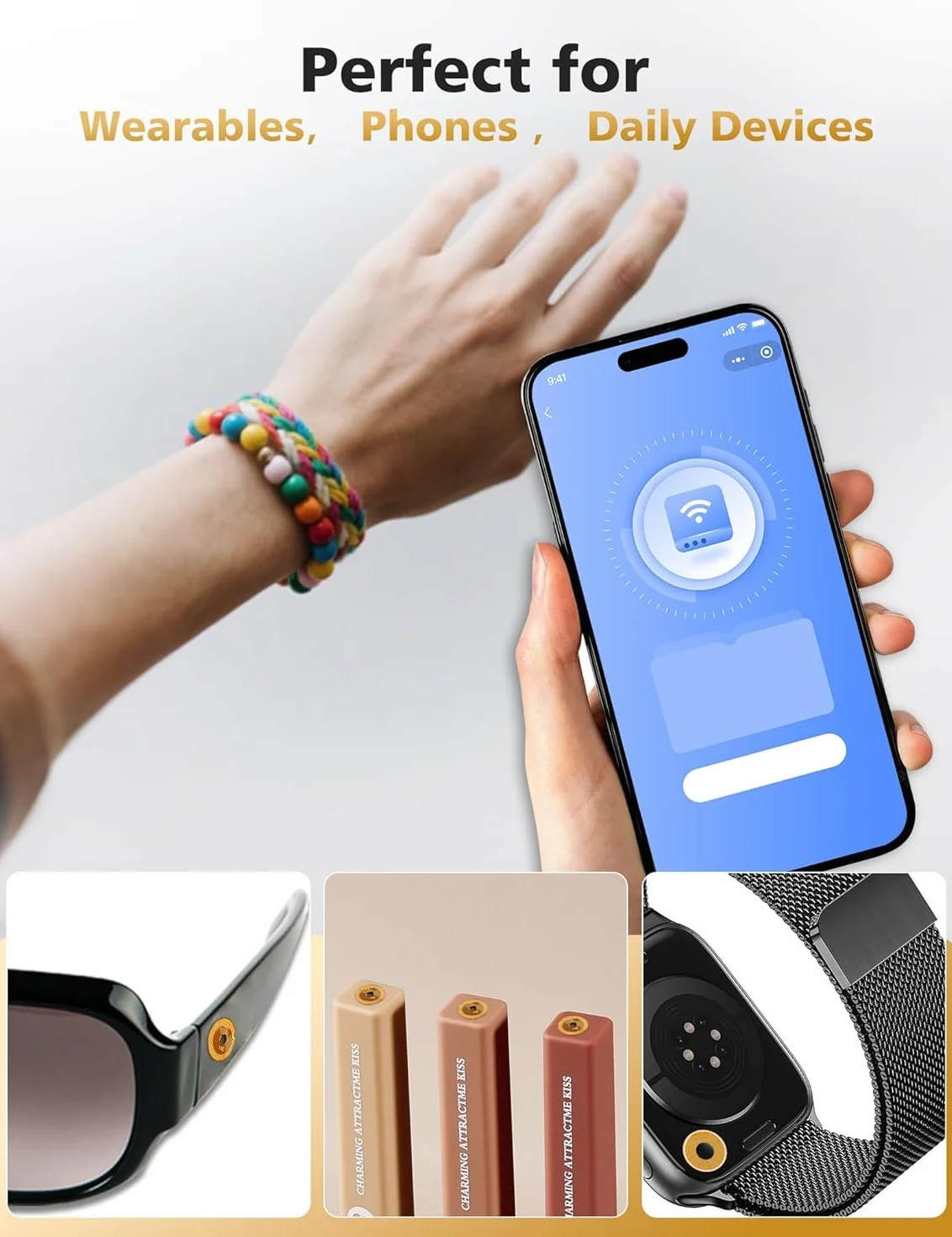 NFC Tag NTAG213 FPC Naklejka 10mm 12 sztuk Programowalny Nadpisywalny